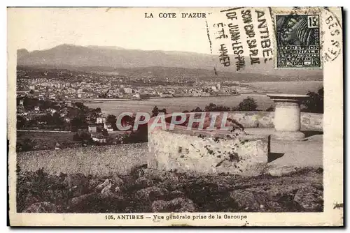 Cartes postales Antibes Vue generale prise de la Garoupe