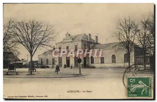 Cartes postales Alencon La Gare
