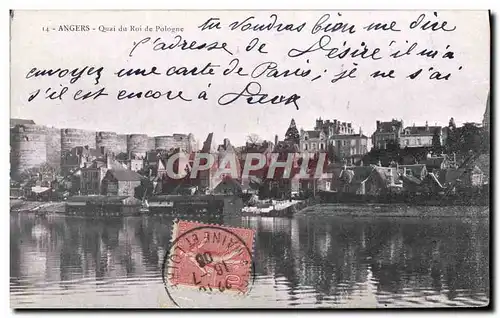 Cartes postales Angers Quai Du Roi De Pologne