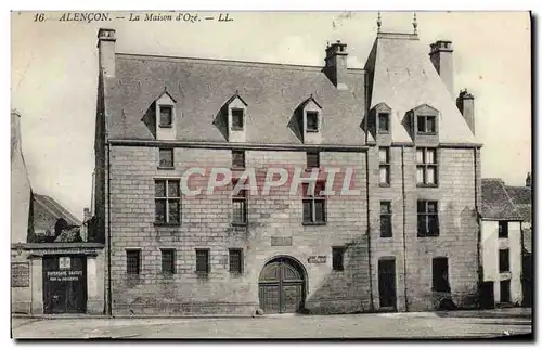 Cartes postales Alencon La maison d'Oze