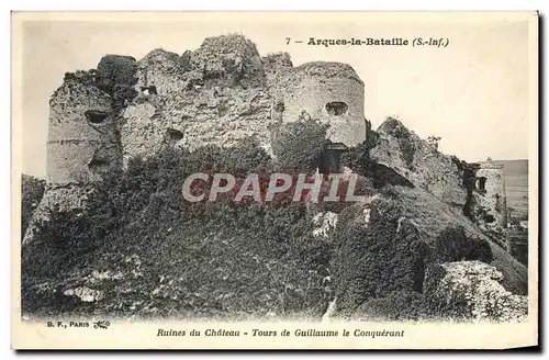 Ansichtskarte AK Arques La Bataille Ruines du chateau Tours de Guillaume le Conquerant