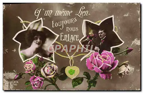 Cartes postales Fantaisie Femme Fleurs