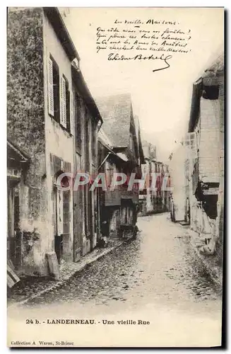 Cartes postales Landerneau Une Vieille Rue Botrel