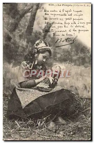 Cartes postales La Poupee Botrel Folklore Poupee