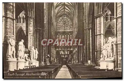 Cartes postales South Transept Westminster Abbey London