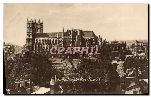 Cartes postales Westminster Abbey from SE London