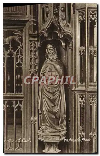 Cartes postales Westminster Abbey S Basil London