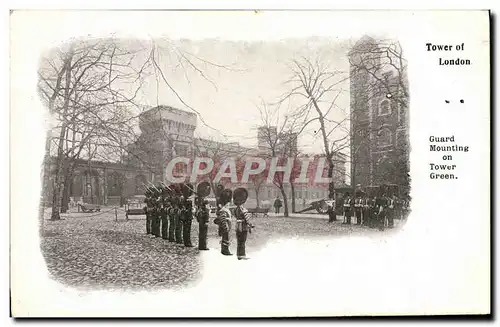 Ansichtskarte AK Tower Of London Guard Mounting of Tower Green