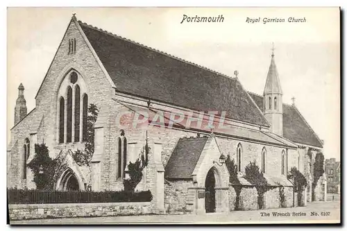 Ansichtskarte AK Portsmouth Royal Garrison Church