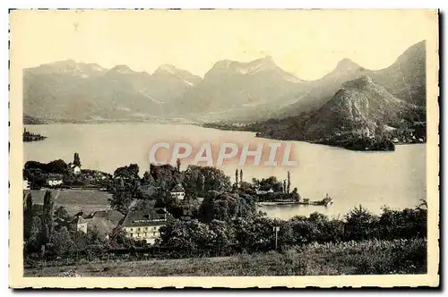 Cartes postales Lac D&#39Annecy Talloires et la Montagne d&#39Entrevernes