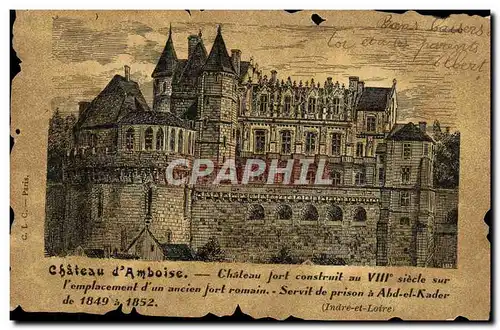 Cartes postales Le Chateau d&#39Amboise Chateau Fort