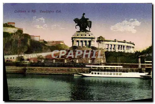 Cartes postales Koblenz Bateau