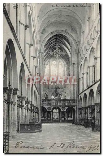 Cartes postales Tournal La Nef Principale de la Cathedrale