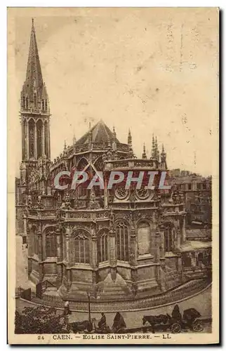 Cartes postales Caen Eglise Saint Pierre