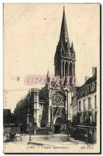 Cartes postales Caen Eglise Saint Pierre