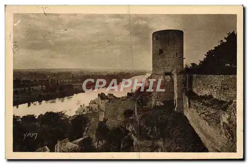 Ansichtskarte AK Chinon Tour du Moulin et Vallee de la Vienne