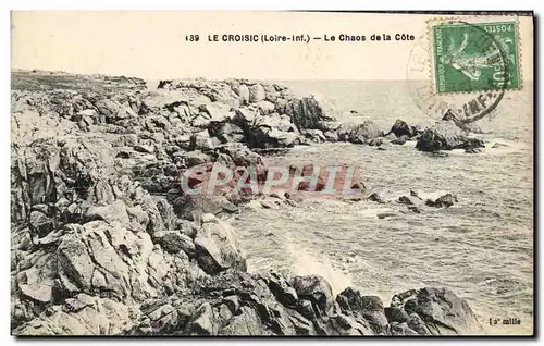 Cartes postales Le Croisic Le Chaos de la Cote