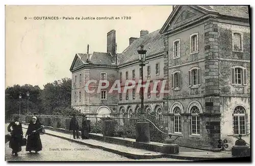 Cartes postales Coutances Palais de Justice