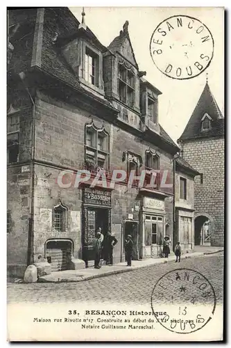 Ansichtskarte AK Besancon Maison Rue Rivotte