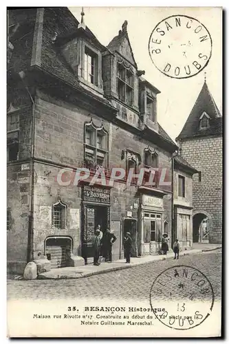 Cartes postales Besancon Maison Rue Rivotte