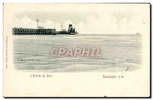 Cartes postales Boulogne Sur Mer L'Entree du Port