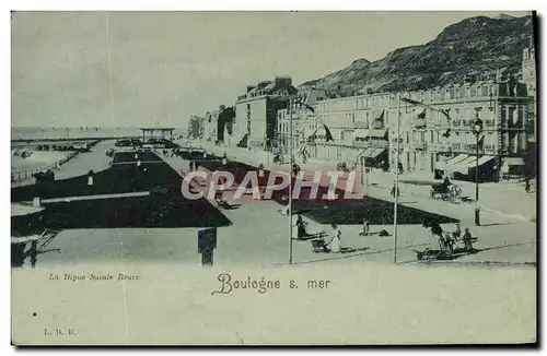 Cartes postales Boulogne Sur Mer La digue Sainte Beuve