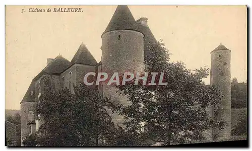 Cartes postales Chateau de Balleure