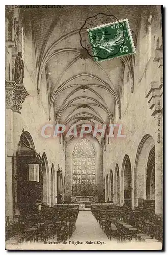 Cartes postales Saint Cyr Interieur de L&#39Eglise Issoudun