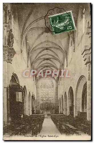Cartes postales Saint Cyr Interieur de L'Eglise Issoudun