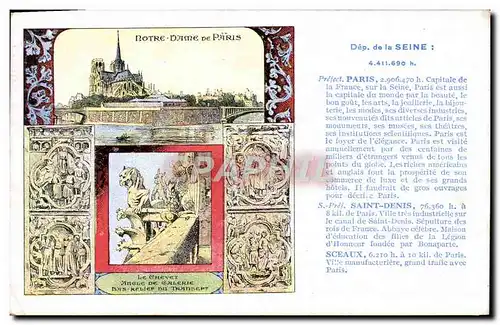 Cartes postales Paris Notre Dame