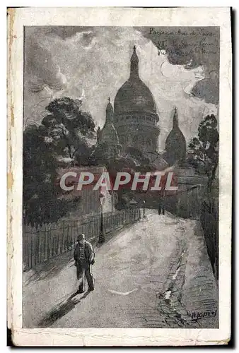 Cartes postales Paris Sacre Coeur Montmartre