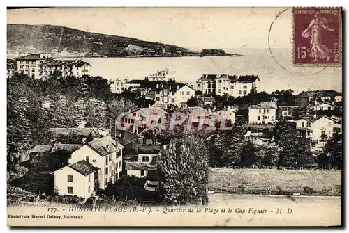 Ansichtskarte AK Hendaye Plage Quartier de la Plage et le Cap Figuier