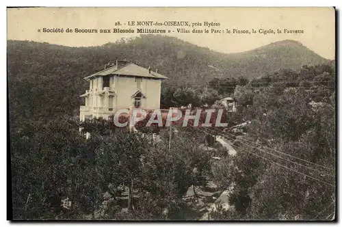 Ansichtskarte AK Le Mont des Oiseaux Pres Hyeres Societe de Secours aux Blesses Militaires Villas dans le parc Le