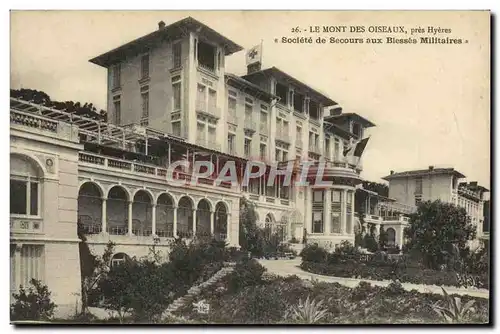 Cartes postales Le Mont des Oiseaux Pres Hyeres Societe de Secours aux Blesses Militaires