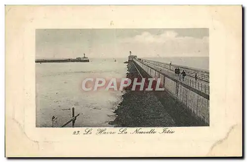 Cartes postales Le Havre La nouvelle jetee