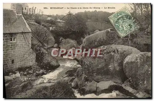 Cartes postales Huelgoat Le Chaos a la de L'Etang Le moulin
