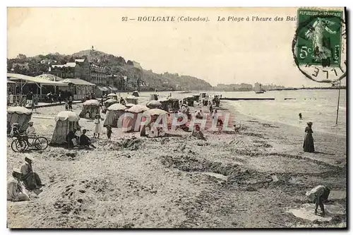 Cartes postales Houlgate La Plage a l&#39Heure des Bains