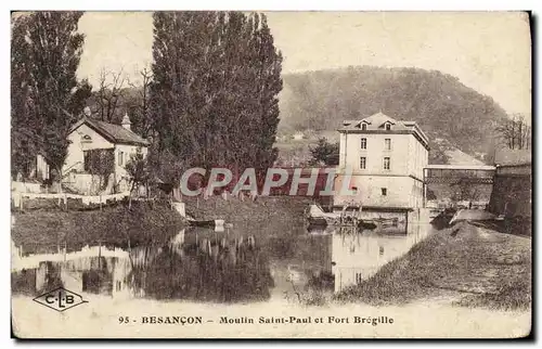 Cartes postales Besancon Moulin Saint Paul et Fort Bregille