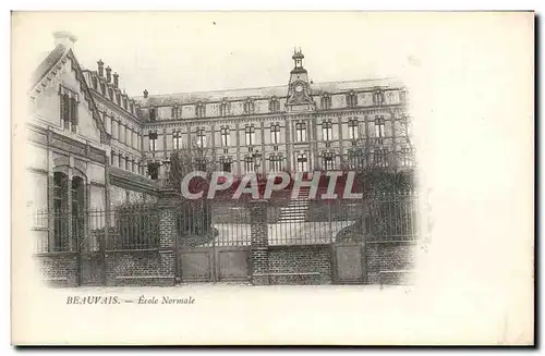 Cartes postales Beauvais Ecole Normale