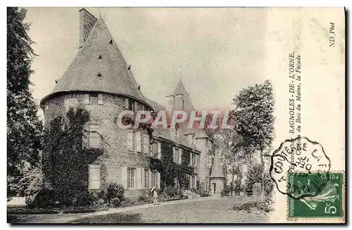 Cartes postales Environs de Bagnoles De L&#39Orne Chateau du Bois du Maine la Facade