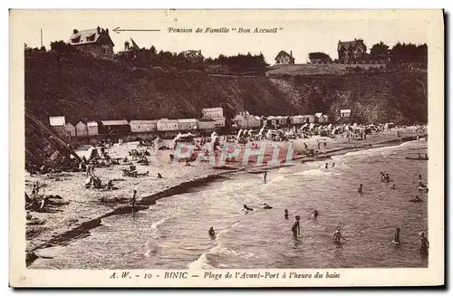 Cartes postales Binic Plage de L&#39Avant Port a l&#39heure du bain