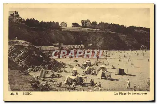 Cartes postales Binic La Plage de L&#39Avant Port