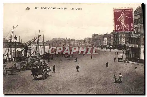 Cartes postales Boulogne Sur Mer Les Quais