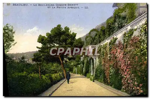 Cartes postales Beaulieu Le Boulevard Gordon Benett et la Petite Afrique