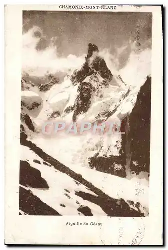 Cartes postales Chamonix Mont Blanc Aiguille du geant