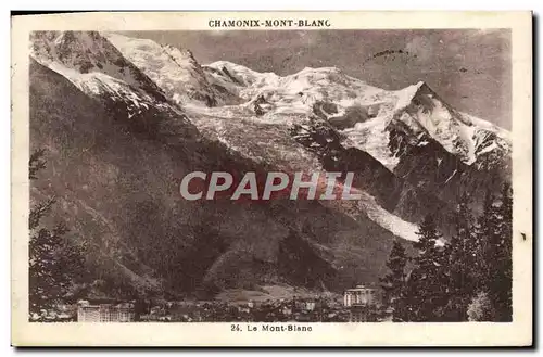 Cartes postales Chamonix Mont Blanc