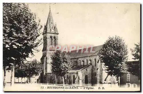 Cartes postales Bourbonne les Bains L&#39Eglise