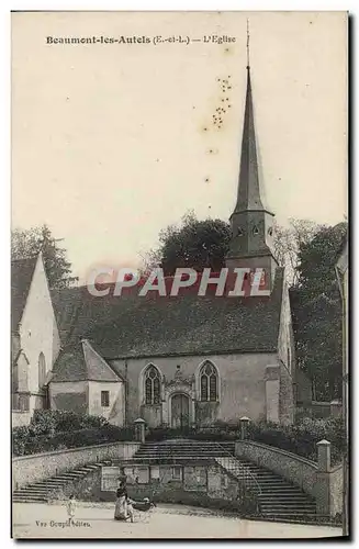 Ansichtskarte AK Beaumont les Autels L&#39Eglise