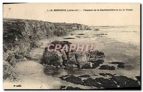 Cartes postales La Bernerie Falaises de la Boutinardiere et de al Rinais