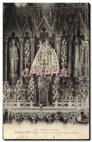 Cartes postales Bonsecours Eglise Chapelle Notre Dame de Bonsecours